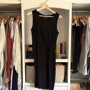 Nine West Elegant Black Midi Dress